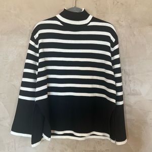 Moon River striped turtleneck. Never worn, NWOT. Perfect spring sweater.